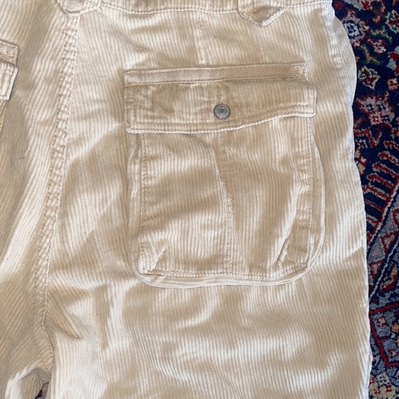 Free People We the Free. Beige corduroy slouch pants  fashion and roomy pockets - Picture 10 of 12